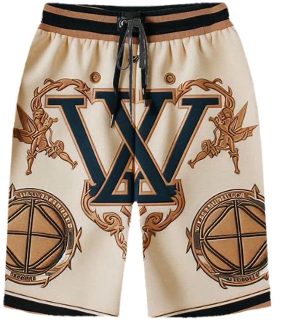 Limited Edition Cream Luxe Vanguard Shorts