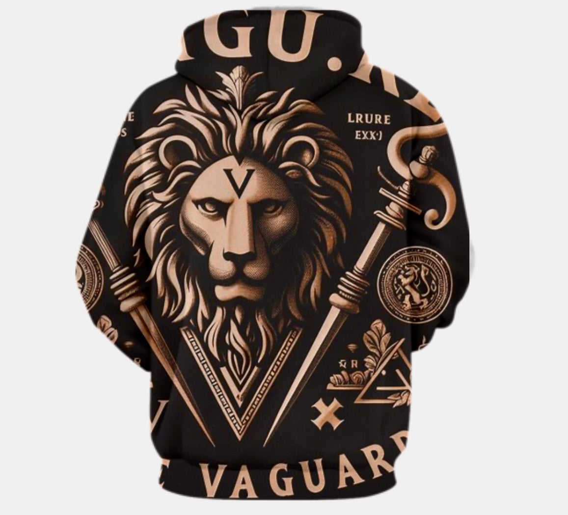 Custom Hoodie Unisex Custom 3D Printed Jacket Hoodie (Black)
