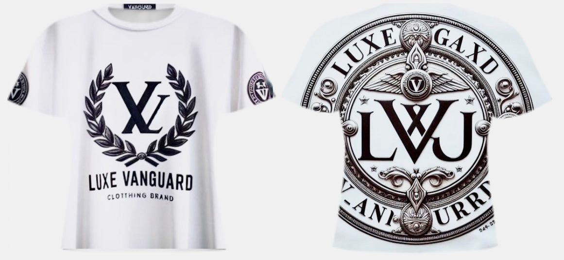 Limited Edition White Luxe Vanguard T Shirt
