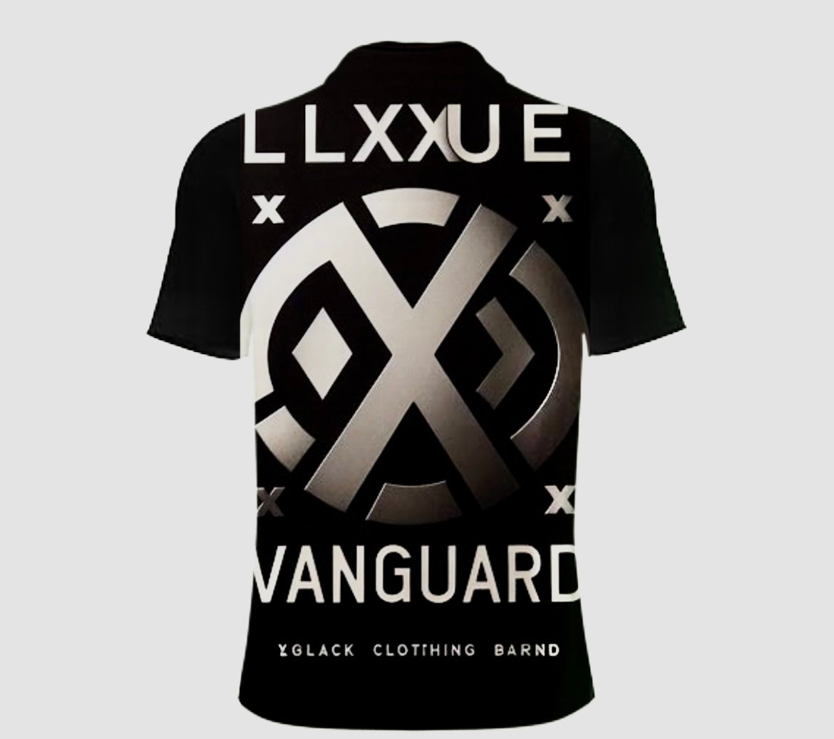 Black Limited Edition Luxe Vanguard Polo Shirt