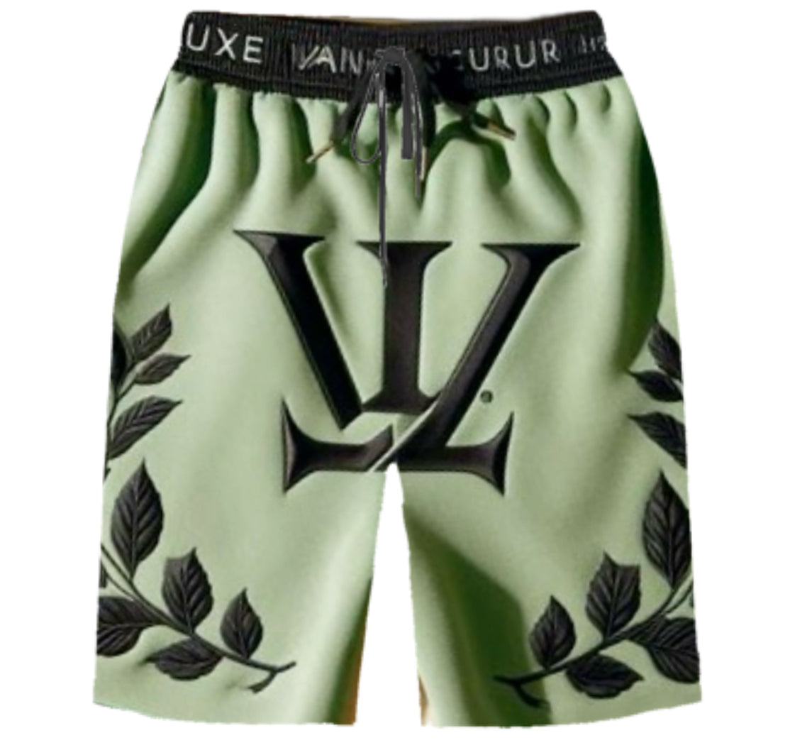 Luxe Vanguard Limited Edition Spring Green Basketball Shorts