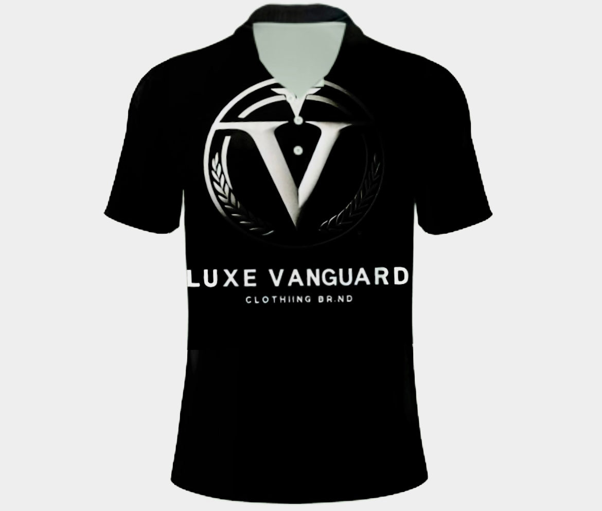 Black Limited Edition Luxe Vanguard Polo Shirt