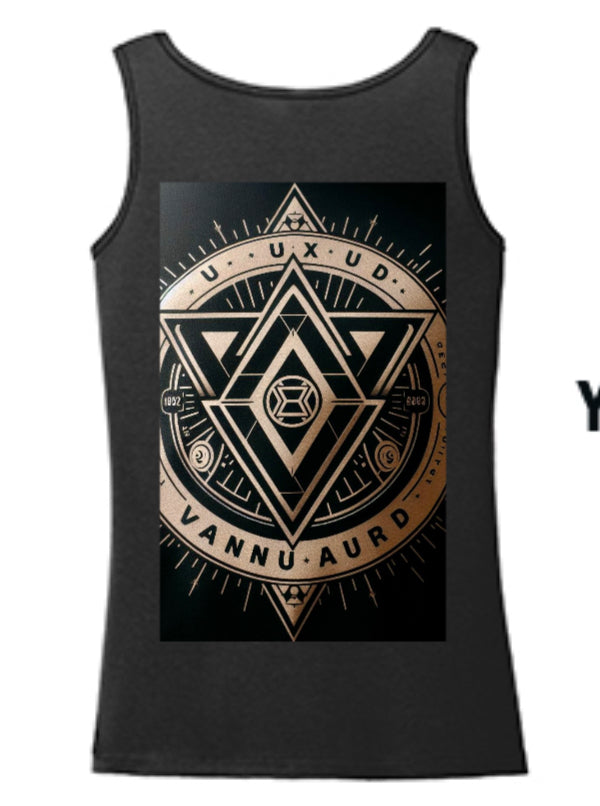 Personalized Tank Tops for Women - Custom Sleeveless Shirt Gifts for Wife Girlfriend (Black)