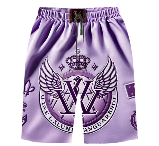 Luxe Vanguard Limited Edition Lilac Basketball Shorts