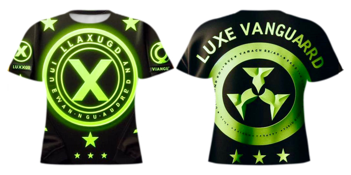 Custom Neon Green & Black Shorts and Shirts
