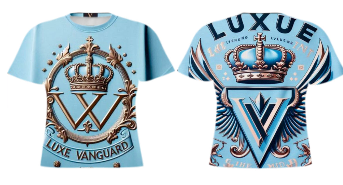 Luxe Vanguard Limited Edition Sky Blue T Shirt