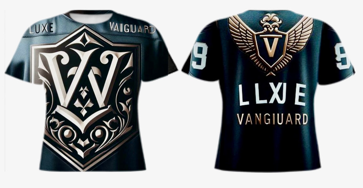 LuxeVanguard Custom Football Jersey, For Men and Women (Green, Gold and White)