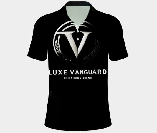 Black Limited Edition Luxe Vanguard Polo Shirt