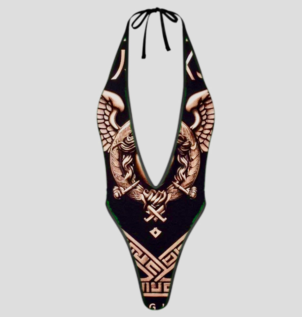 Custom Thong Personalized For Women/Women Underwear (Black)