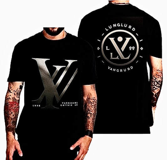Custom LV T Shirt for Men Women Design Your Own Front Back Print Personalized T-Shirts