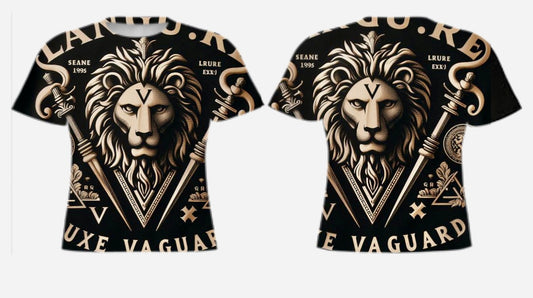 Custom T Shirt, 3D All Over Print Personlized T Shirt (Black)